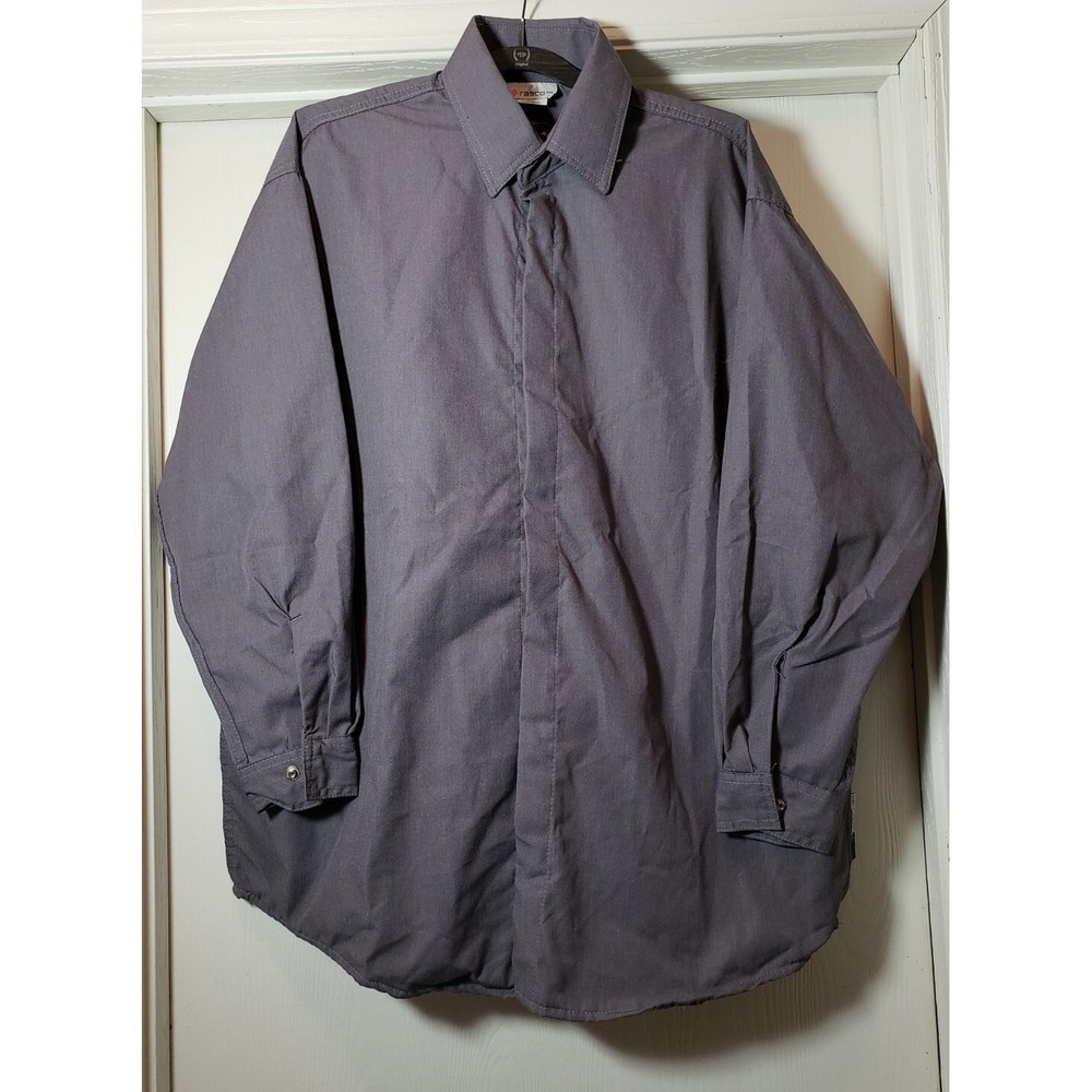 Men's Rasco FR Cat 2 2112 Covered Snap Down Shirt XL Flame Resistant